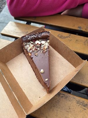Chocolate Banana Cake at Turlaj Klopsa - Plac Izaaka in Krakow