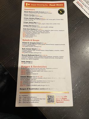   at Jasper Brewing Company in Jasper