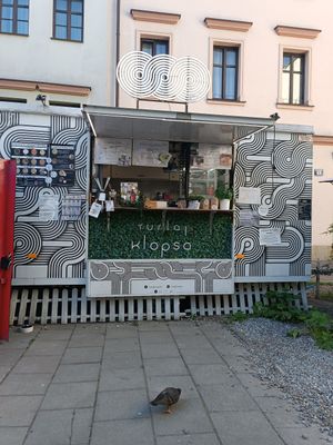 Food truck at Turlaj Klopsa - Karmelicka in Krakow