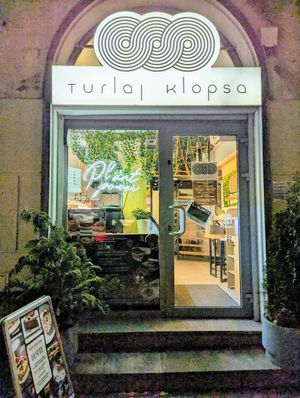 Outside at Turlaj Klopsa - Karmelicka in Krakow