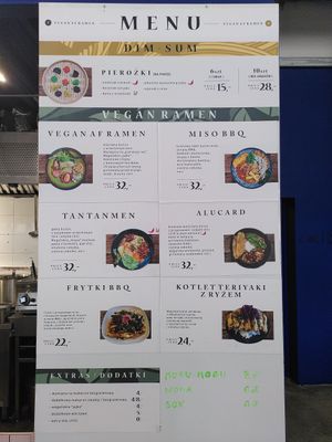 Menu at Vegan AF Ramen - Hala Lipowa in Krakow