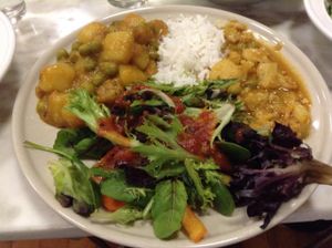 yum! $10 all you can eat vegan buffet at Govinda's Restaurant in Adelaide