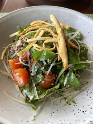Quinoa salad at Tortuga Lodge & Gardens in Tortuguero