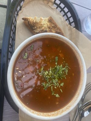 Vegan chili   at Active Culture in Novato