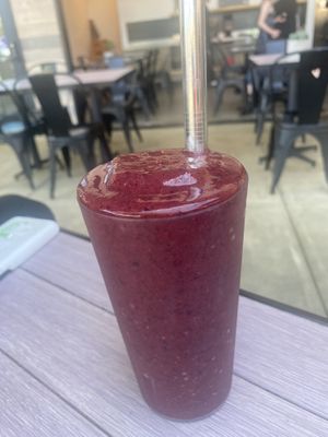 Berry smoothie   at Active Culture in Novato