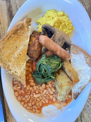 The full vegan boss   at Boston Tea Party in Birmingham