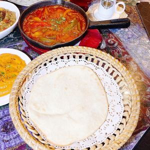 Shakshuka w/o egg. Come with pita at Beirut Grill in Central Singapore