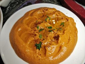 Muhammara dip is suitable for vegan at Beirut Grill in Central Singapore
