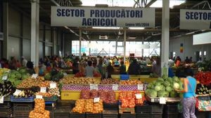 Food at Central Market in Chisinau
