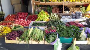 Food at Central Market in Chisinau