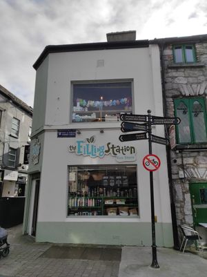 Outside at The Filling Station in Galway