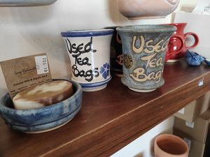 Tea bags at The Filling Station in Galway