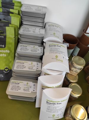 Toothpaste tablets at The Filling Station in Galway