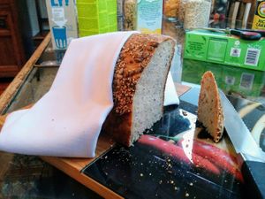 Artisan sour-dough bread at BayTree House in Hastings