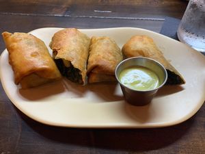 Egg roll appetizer  at Mantra Kitchen in Houston