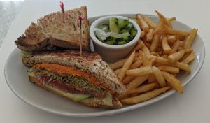 Las Vegan sandwich at Siegel's Bagelmania in Las Vegas