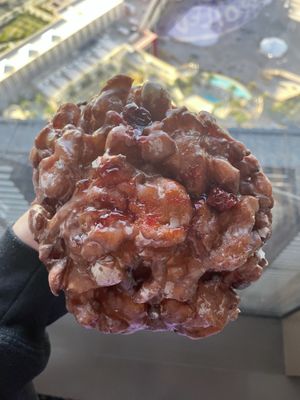 Cherry fritter  at Siegel's Bagelmania in Las Vegas