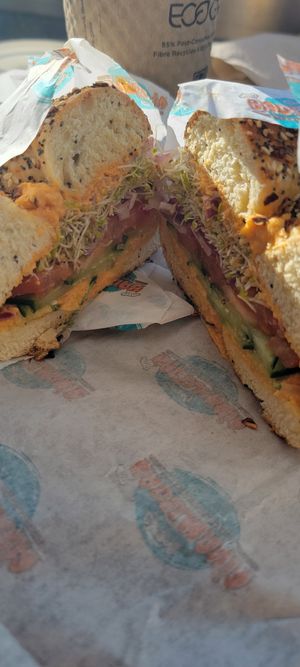 Las vegan at Siegel's Bagelmania in Las Vegas