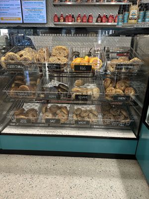Bagels - mostly vegan with a few non vegan  at Siegel's Bagelmania in Las Vegas