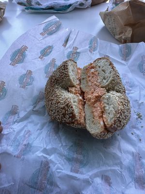 Vegan veggiee  at Siegel's Bagelmania in Las Vegas