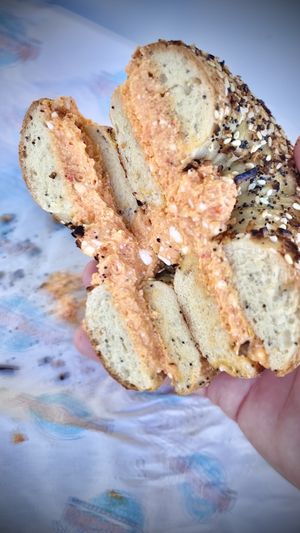 Tomato flavor delicious  at Siegel's Bagelmania in Las Vegas