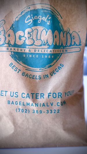 Fun place to go  at Siegel's Bagelmania in Las Vegas