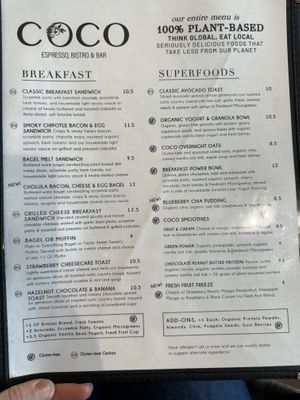   at Coco Bistro & Bar in Chapel Hill