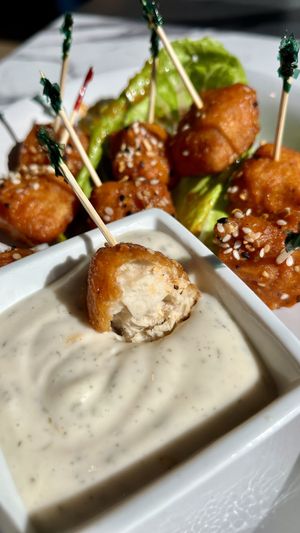 Buffalo chicken poppers  at Coco Bistro & Bar in Chapel Hill