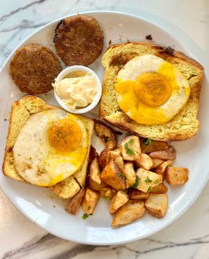 Vegan All-American Breakfast! at Coco Bistro & Bar in Chapel Hill