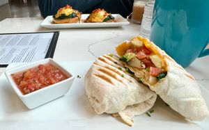 Breakfast Burrito at Coco Bistro & Bar in Chapel Hill