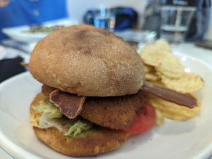 Chickn and Bakon at Coco Bistro & Bar in Chapel Hill