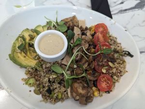 Buddha bowl at Coco Bistro & Bar in Chapel Hill