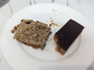 Pumpkin Oatmeal Bar and Peanut Butter bar at Coco Bistro & Bar in Chapel Hill