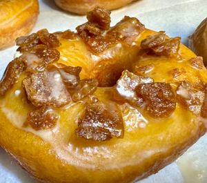 Vegan Maple Bacon Donut at Coco Bistro & Bar in Chapel Hill