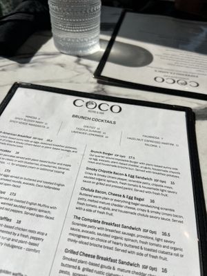Aesthetic.   at Coco Bistro & Bar in Chapel Hill
