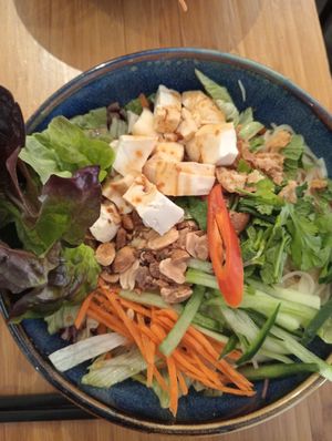 Bun noodle tofu at La Vietnamita in Barcelona