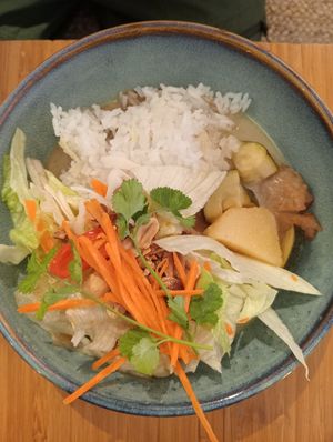 Curry vegano heura at La Vietnamita in Barcelona