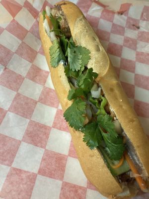 Vegan bahn mi! So good!  at Mamma Hai in Syracuse