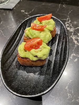 Fried sticky rice with guac  at JINYA Ramen Bar in Charlotte