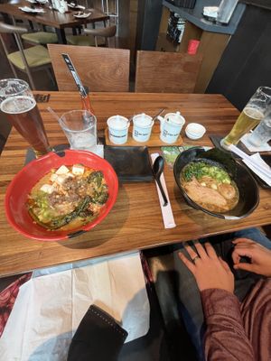 Mine is the one on the left   at JINYA Ramen Bar in Charlotte