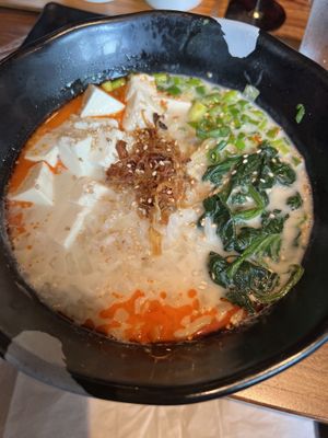 Spicy vegan ramen  at JINYA Ramen Bar in Charlotte