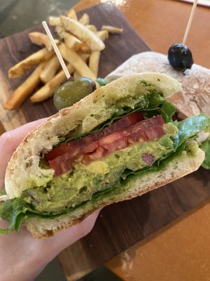 Tomato Avocado Ciabatta Sandwich at Mu - 무 in Seoul