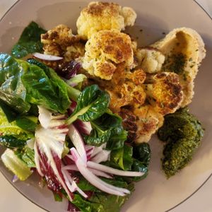 cauluflower salad at Mu - 무 in Seoul