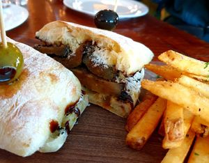 eggplant ciabatta at Mu - 무 in Seoul