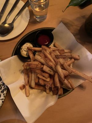 French fries   at Mu - 무 in Seoul