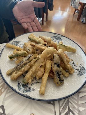 Tempura de verduras  at La Mia Mamma in Ciudad Real