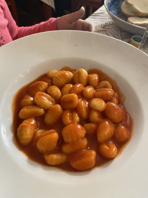 Gnoccis con tomate  at La Mia Mamma in Ciudad Real