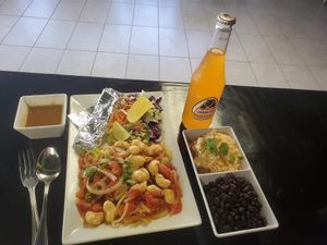 Shrimpless meal  at Yumz in South Salt Lake