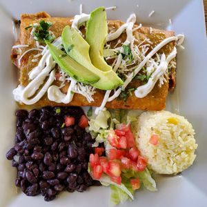 Chimichanga at Yumz in South Salt Lake