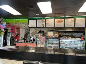 Counter and menu.  at Yumz in South Salt Lake